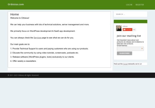 orbisius.com capture - 2025-04-20 02:32:01
