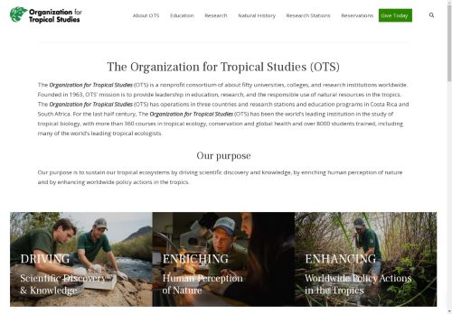 organization for tropical studies capture - 2025-04-20 03:28:24