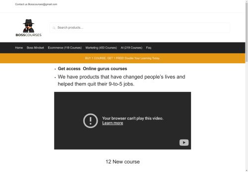 bosscourses.net capture - 2025-04-20 09:59:17