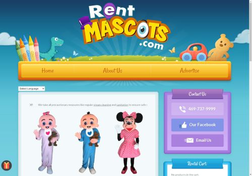 rentmascots.com capture - 2025-04-20 10:44:10