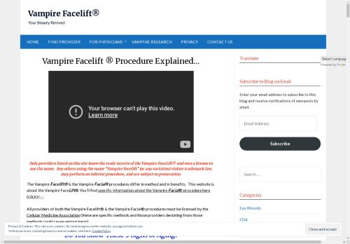 vampirefacelift.com capture - 2025-04-20 10:58:52