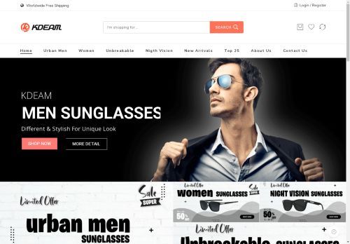 kdeamsunglasses.shop capture - 2025-04-20 13:17:21