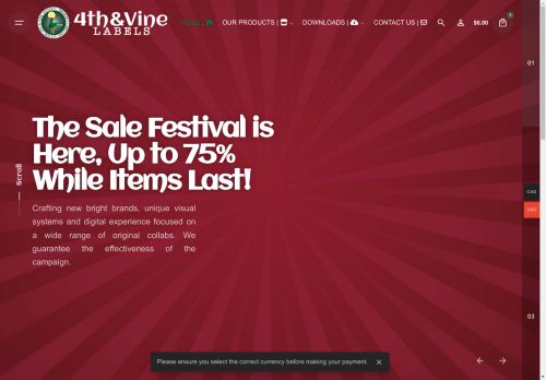 4thandvinelabels.com capture - 2025-04-21 03:18:40