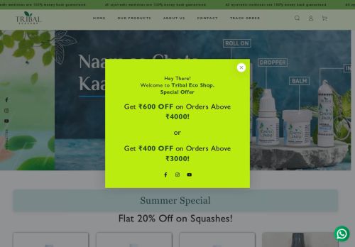 tribalecoshop.com capture - 2025-04-21 05:37:23