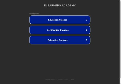 elearners.academy capture - 2025-04-21 08:50:00