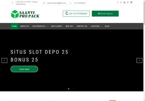 saanvipropack.com capture - 2025-04-21 09:10:28