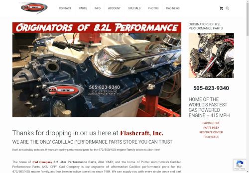cadillacperformance.com capture - 2025-04-21 09:56:28