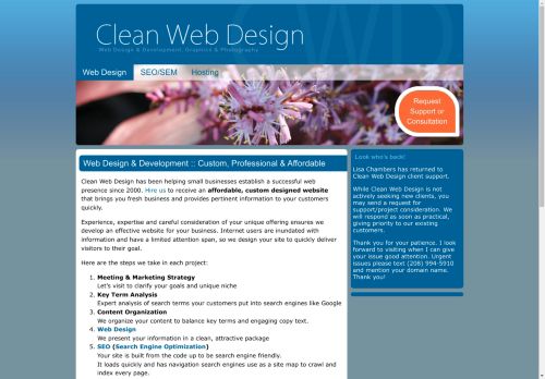 cleanwebdesign.com capture - 2025-04-21 11:18:36