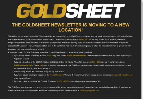 goldsheet.com capture - 2025-04-21 13:36:40