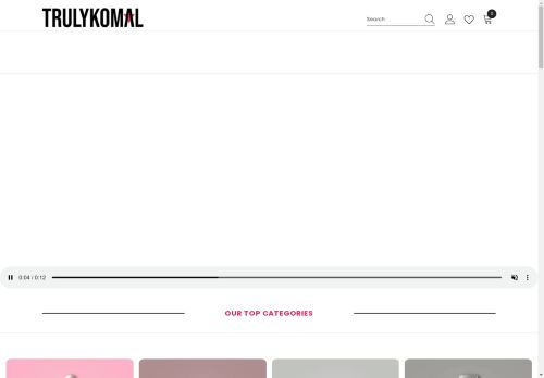 trulykomal.com capture - 2025-04-21 17:16:53