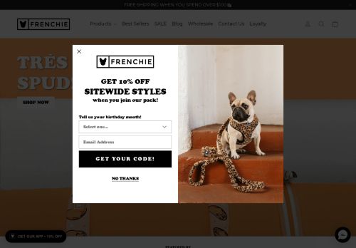 frenchie.com capture - 2025-04-21 17:37:31