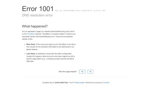 Thomas Distributing capture - 2025-04-21 17:51:45