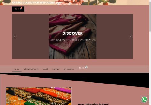kridhacollection.com capture - 2025-04-21 20:15:15