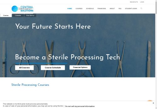 Central Sterilization Solutions capture - 2025-04-22 03:46:23