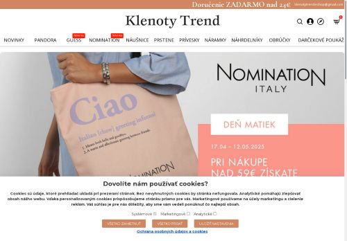 klenotytrend.sk capture - 2025-04-22 07:39:06