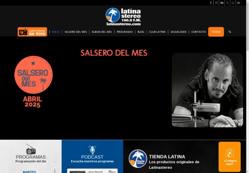 latinastereo.com capture - 2025-04-22 11:49:40