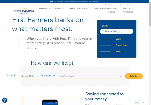 First Farmers & Merchants Bank capture - 2025-04-22 12:40:07