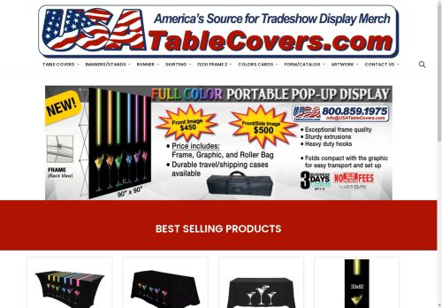 usatablecovers.com capture - 2025-04-23 00:46:09