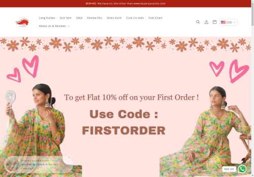 kesariyavanity.com capture - 2025-04-23 01:35:45