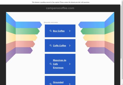 campanocoffee.com capture - 2025-04-23 21:37:45
