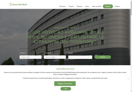 hotelninfa.com capture - 2025-04-24 01:46:39