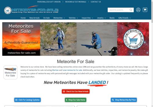 meteorites-for-sale.com capture - 2025-04-24 03:45:16