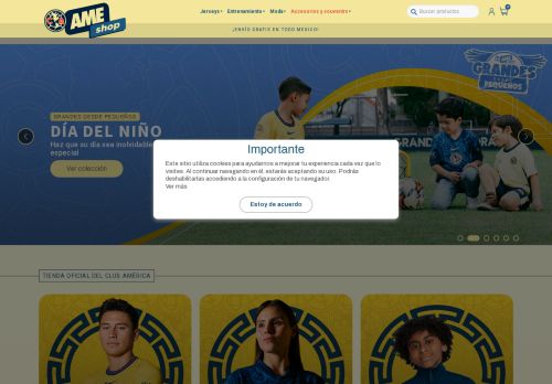 Tienda América - Sports store capture - 2025-04-24 08:09:22