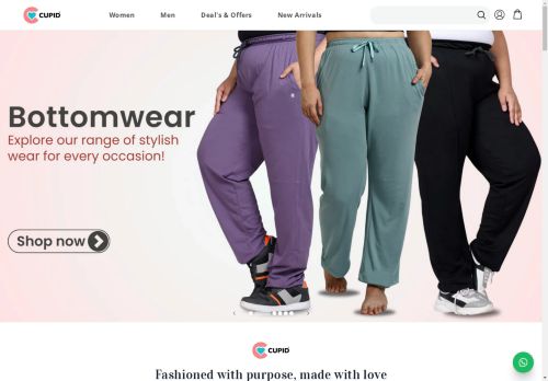 cupidclothings.com capture - 2025-04-24 08:31:00