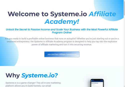 Systeme.io Affiliate Academy capture - 2025-04-24 09:47:25