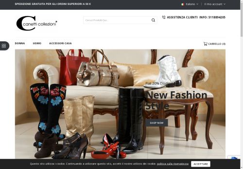 canetticollezioni.com capture - 2025-04-24 12:28:12