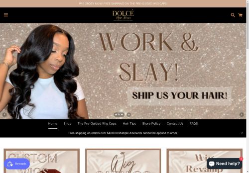dolcehairtresses.com capture - 2025-04-24 18:02:26