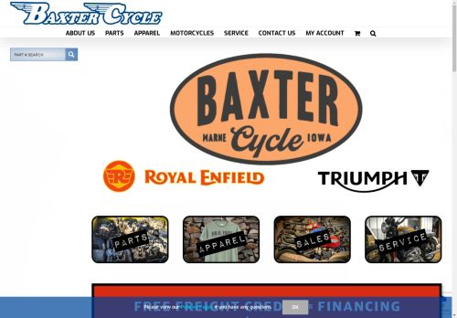 baxtercycle.com capture - 2025-04-25 01:03:51
