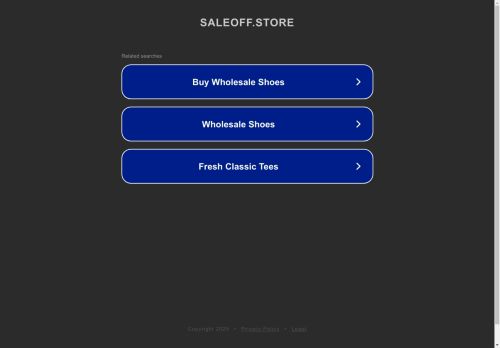 SaleOff Store capture - 2025-04-25 06:53:28