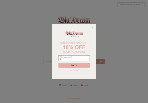bludreamcandles.com capture - 2025-04-25 12:45:58