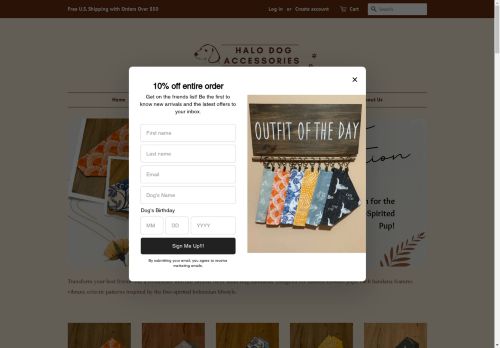 halodogaccessories.com capture - 2025-04-25 14:42:13