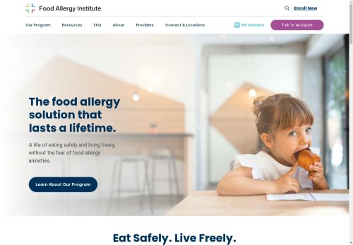 Food Allergy Institute capture - 2025-04-25 15:11:04