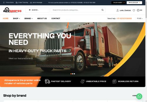 a2zspares.com capture - 2025-04-25 20:42:18