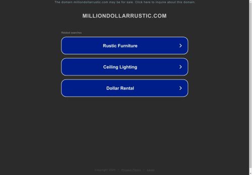 Million Dollar Rustic Furniture capture - 2025-04-26 07:41:21