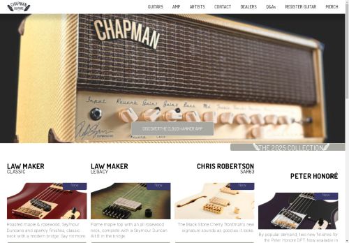 chapmanguitars.com capture - 2025-04-26 12:28:18