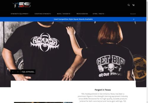 Texas Strength Systems capture - 2025-04-26 12:29:40