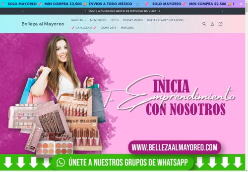 bellezaalmayoreo.com capture - 2025-04-26 12:36:41