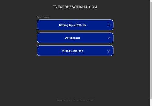 tvexpressoficial.com capture - 2025-04-26 17:13:53