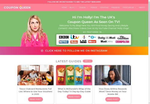 couponqueen.co.uk capture - 2025-04-27 00:05:47