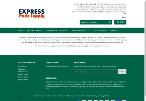 expresspartssupply.com capture - 2025-04-27 05:20:47