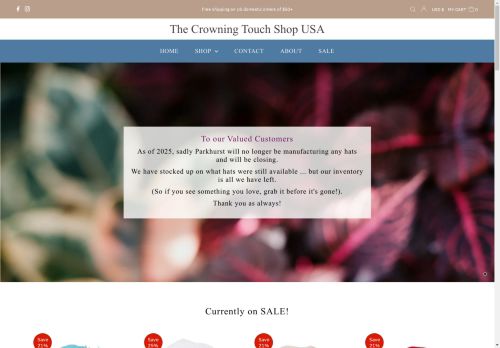 thecrowningtouchshop.com capture - 2025-04-27 07:46:47