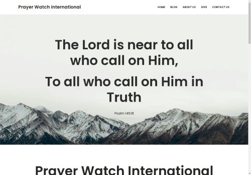 prayerwatch.net capture - 2025-04-27 11:50:08