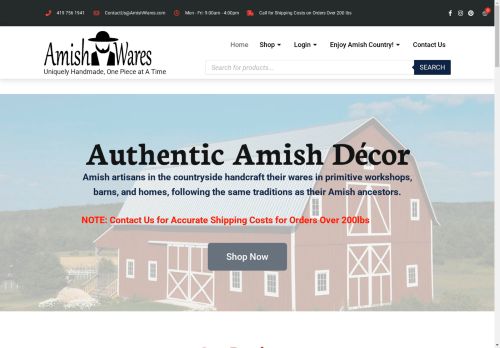 amishwares.com capture - 2025-04-27 12:04:39