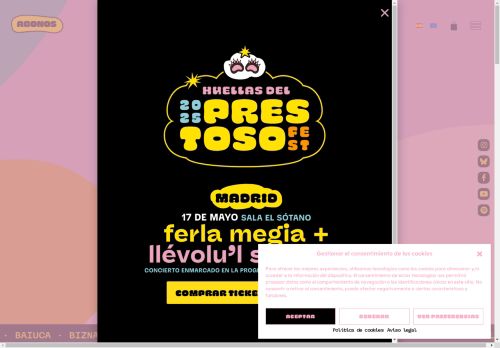 prestosofest.com capture - 2025-04-27 14:54:07