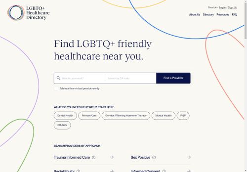 lgbtq healthcare directory capture - 2025-04-27 23:01:48