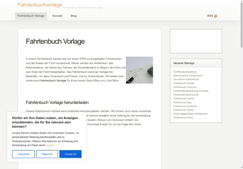 fahrtenbuchvorlage.com capture - 2025-04-27 23:32:25